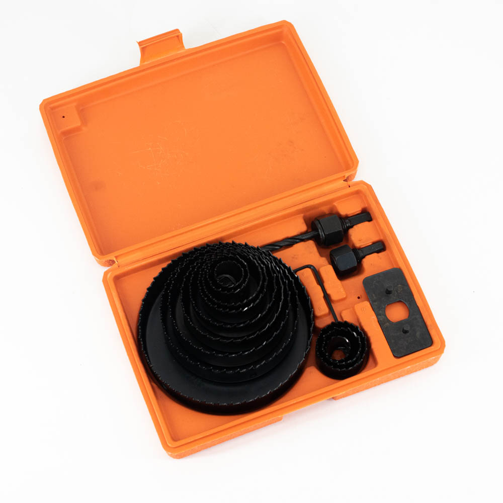 Набор коронок по дереву (19/22/29/32/38/44/51/64/76/89/102/127мм) арт.35301600 Bohrer *1/20 Набор коронок по дереву (19/22/29/32/38/44/51/64/76/89/102/127мм) арт.35301600 Bohrer *1/20