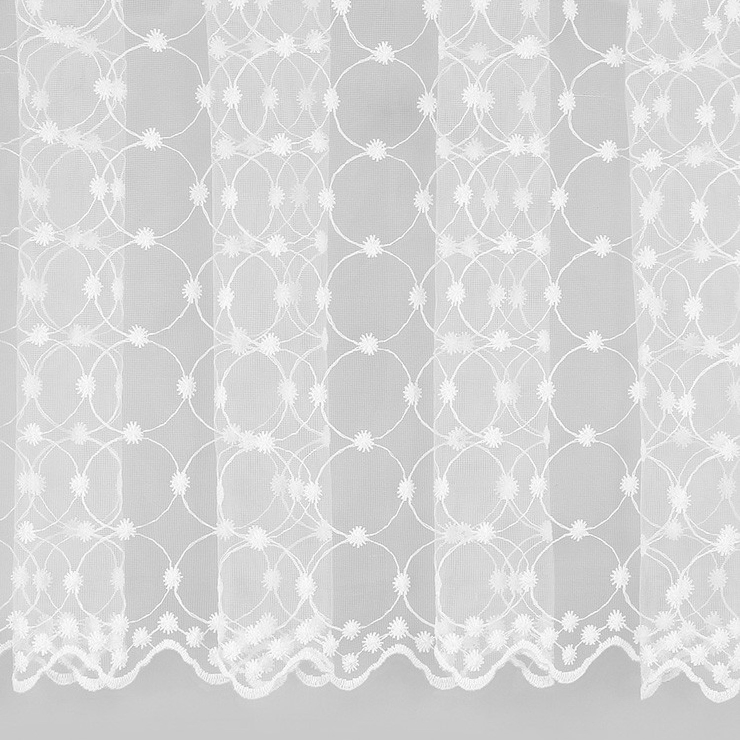 Тюль Ажур 300*260 с утяжелителем белый (Легранд) *1