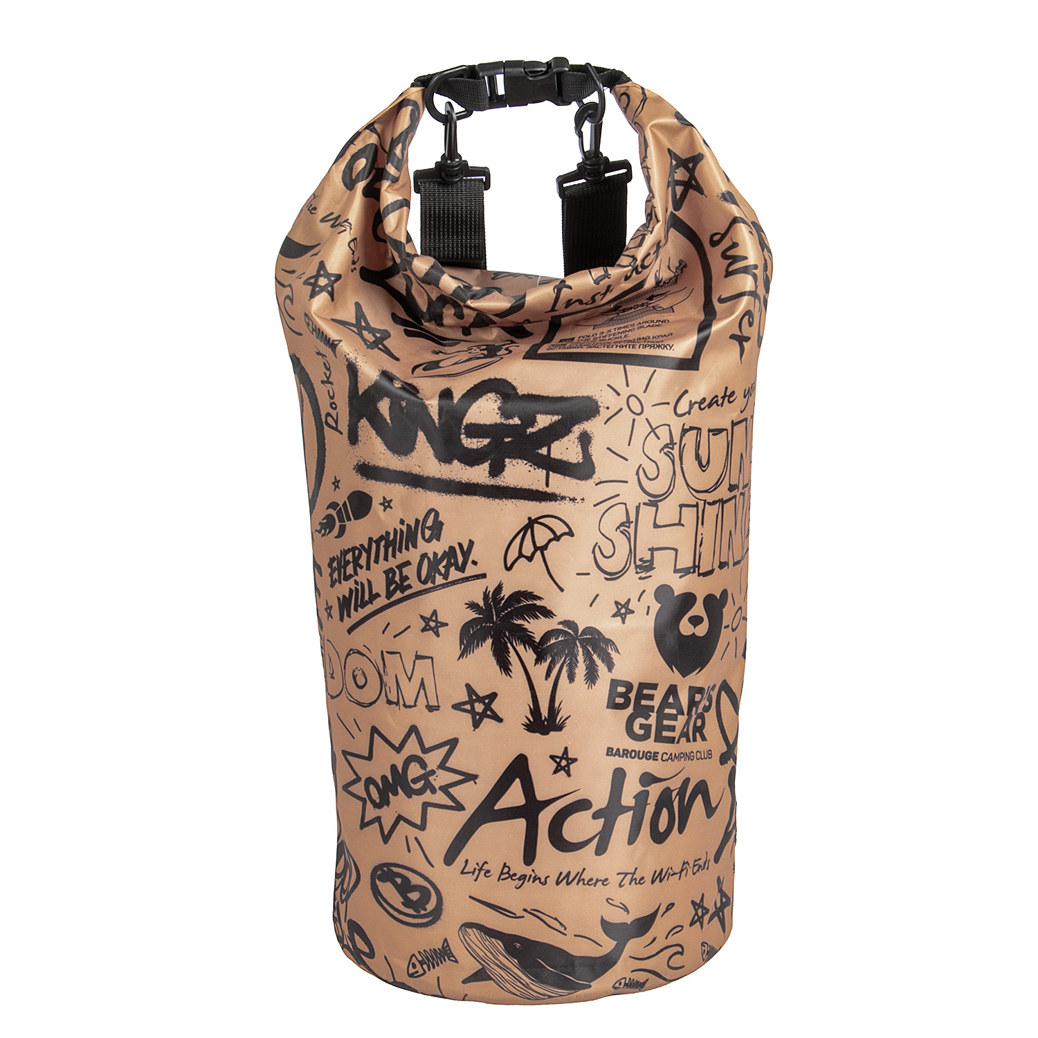 Гермомешок 20л 24х58см Коричневый (BCG-111) Barouge *1/100 Гермомешок 20л 24х58см Коричневый (BCG-111) Barouge *1/100