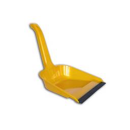 Совок для мусора пластм. с резинкой, высокая ручка арт.416 ("Полимербыт") *1/36