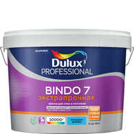 Краска акриловая 1 л для стен и потолков DULUX BINDO 7, база BС, матовая, влагостойкая
