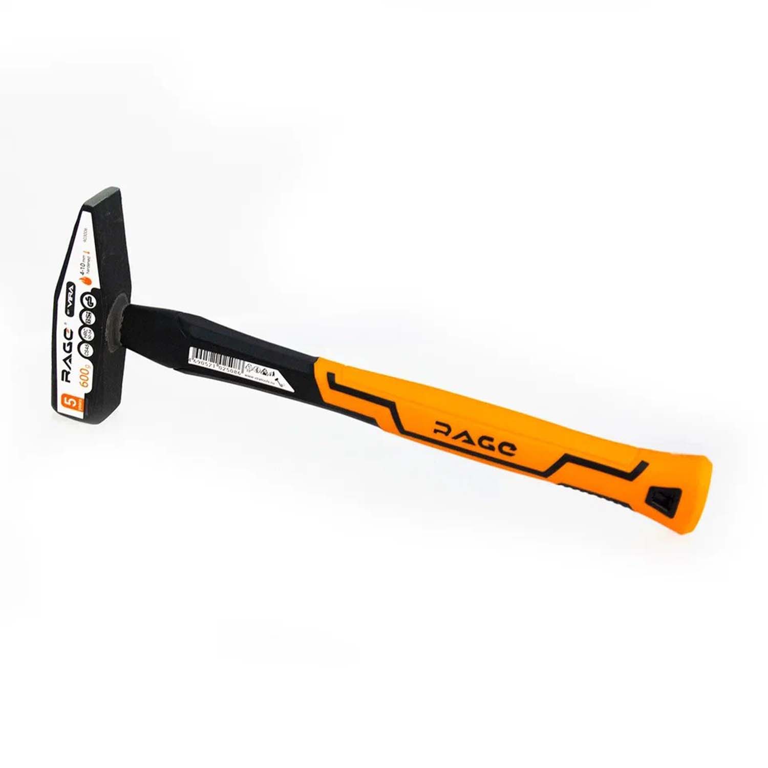 Молоток слесарный 600 г RAGE by VIRA