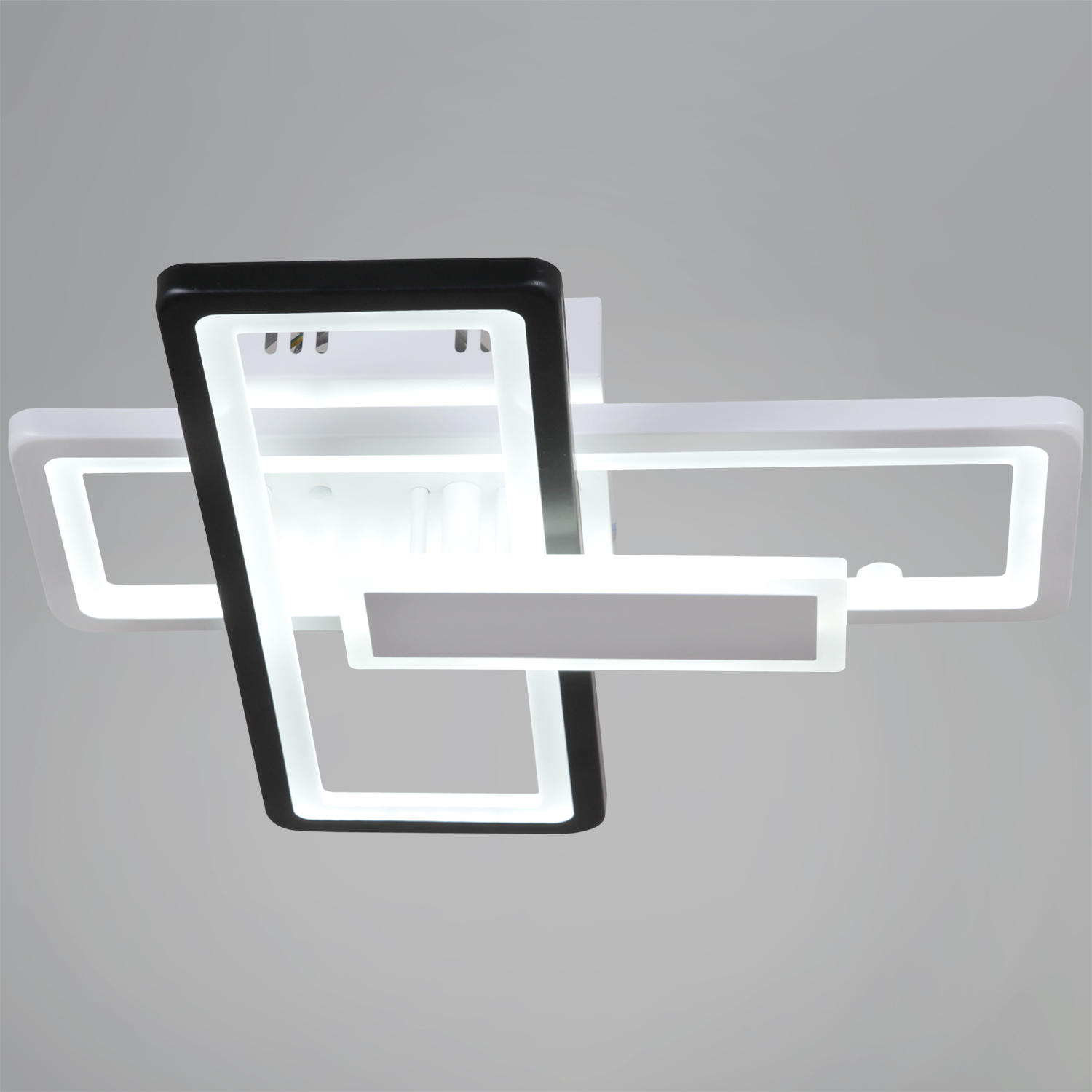 Светильник потолочный светодиодный 03629-0.3-2+1 WH+BK LED 3000-6500К 66W ПДУ+диммер S=12м2  *1