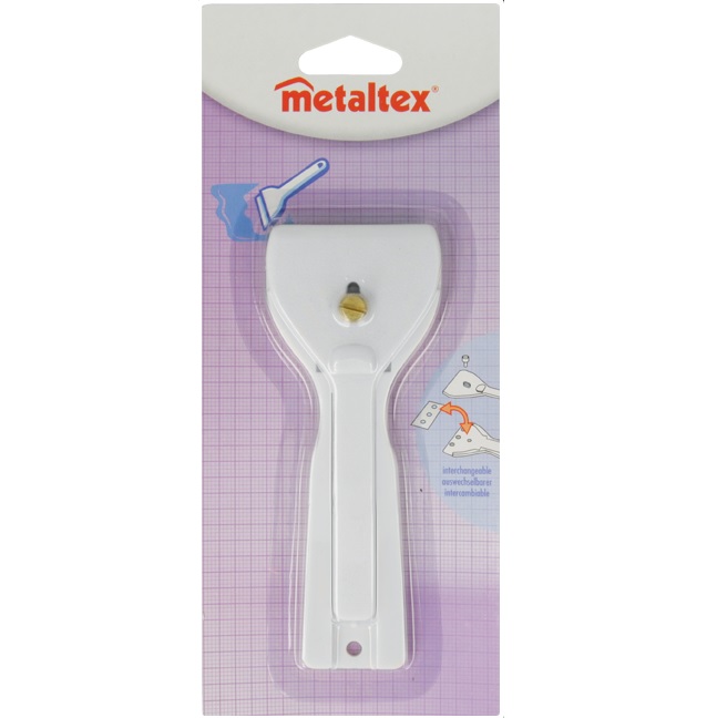 Скребок для чистки стеклокерамич. плиты "Metaltex" 29.70.08 *1/12