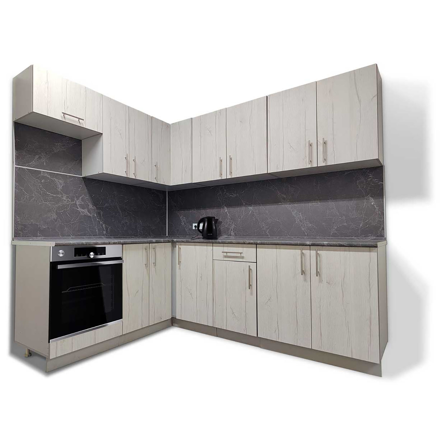 Шкаф напольный 600х850х600 мм BROZEX-WOOD Camellia, с двумя дверцами, серый / юта Шкаф напольный 600х850х600 мм BROZEX-WOOD Camellia, с двумя дверцами, серый / юта