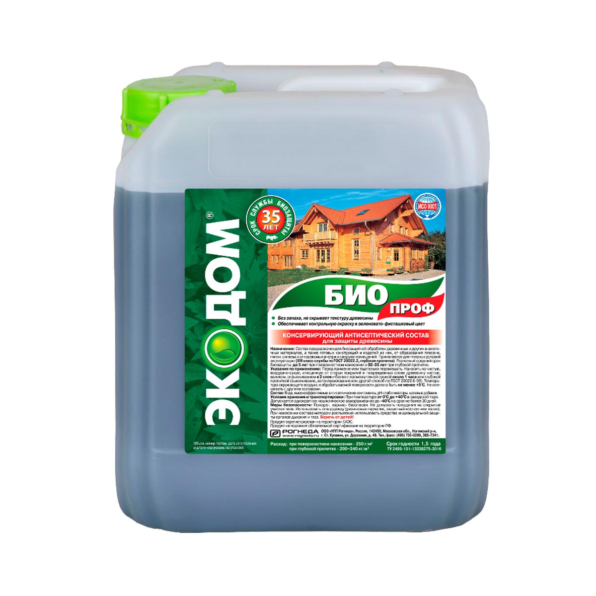 Антисептик 5 кг для древесины ЭкоДом БиоПроф