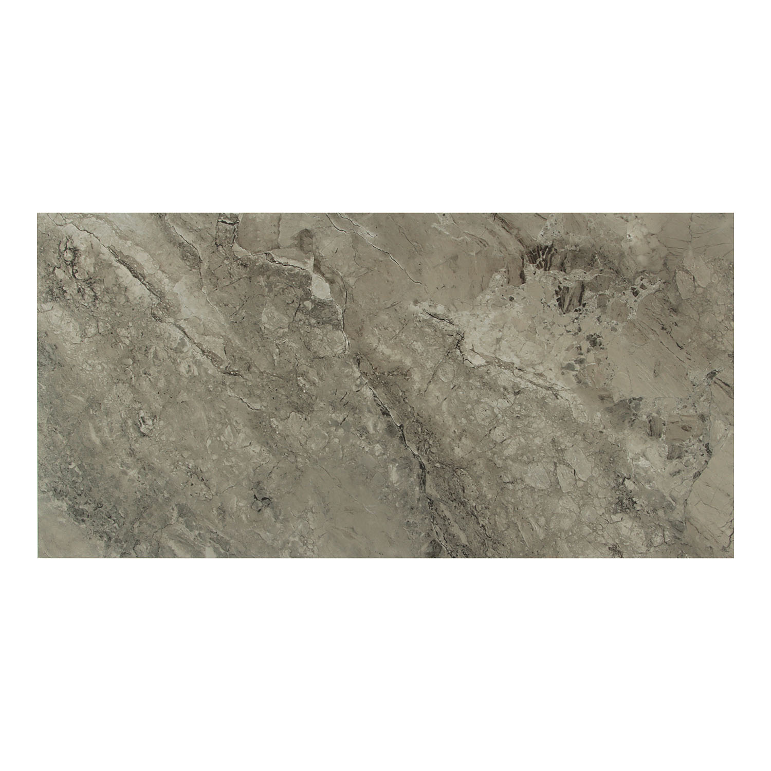 Керамогранит 1.44 м² Vitra Marbleset K951331LPR01VTEP, 1200x600x9 мм, темно-серый