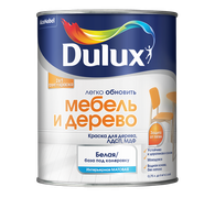 Краска акриловая 0.75 л для мебели и дерева DULUX, база BC, матовая