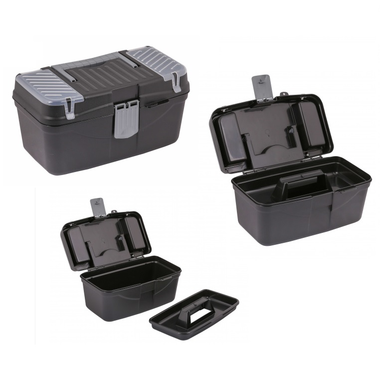 Ящик для инструмента 290х175х150 мм Альтернатива, пластик, черный
