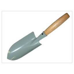 Совок посадочный широкий с дер. ручкой цветной (Н.Новгород) *125 Совок посадочный широкий с дер. ручкой цветной (Н.Новгород) *125