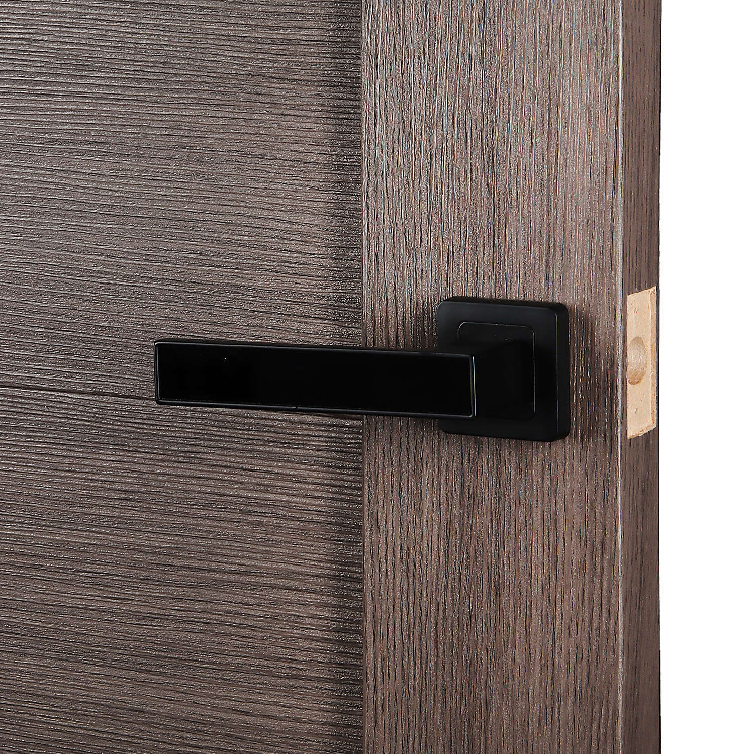 Дверное полотно остекленное 2000х600х38 мм Двери Гуд Х4 Неаполь, коричневый/черный