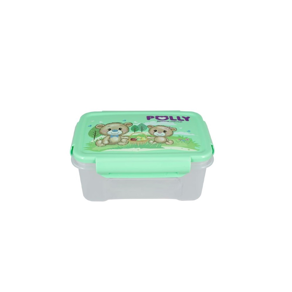 Контейнер д/прод. пластм. "Polly" 0,75л "Ланчбокс" Детский 165х70х120мм арт.55020("Пол-быт")*1/30 Контейнер д/прод. пластм. "Polly" 0,75л "Ланчбокс" Детский 165х70х120мм арт.55020("Пол-быт")*1/30