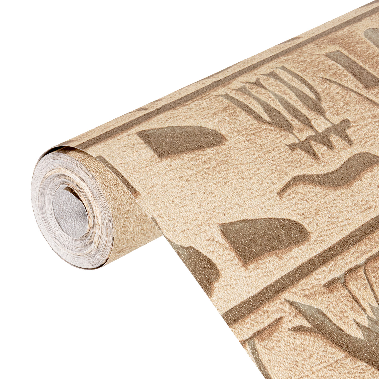 Обои дуплекс Белорусские обои Микерин-61 бежевый 220175-61 (9С6К), 0.53х10.05