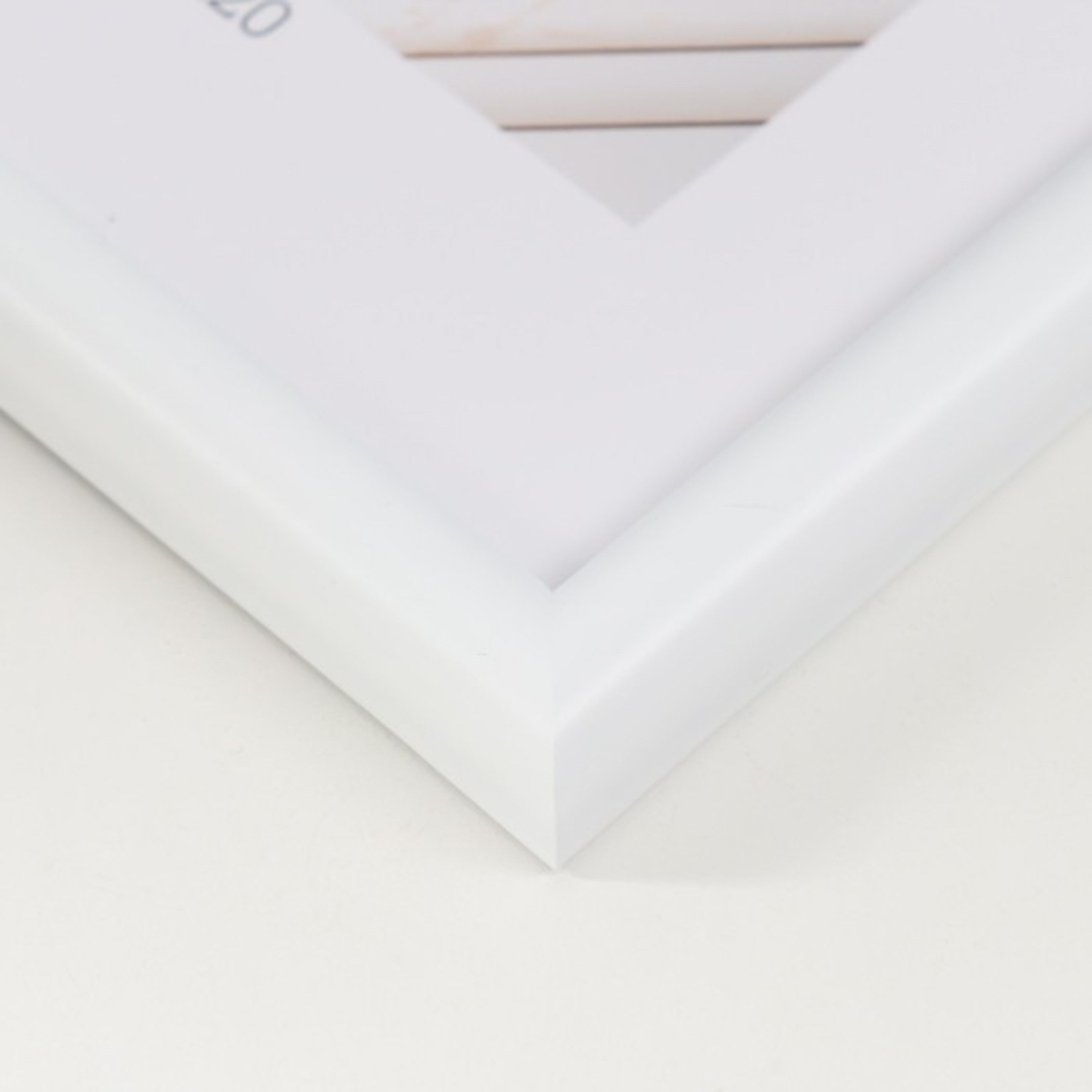 Фоторамка пластик "МИРАМ" 15х20 см белый (пластиковый экран) 7786743