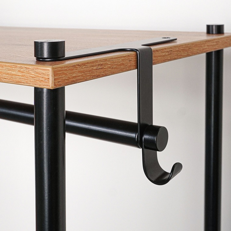 Вешалка напольная "Прихожая 34" "НеШкаф" с 4полками,ш.0,83м,в.2м,гл.0,37м Дер./Черн. ПРНШ 34 Ч *1 Вешалка напольная "Прихожая 34" "НеШкаф" с 4полками,ш.0,83м,в.2м,гл.0,37м Дер./Черн. ПРНШ 34 Ч *1