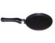 Сковорода чугунная Блинная д.220мм Пласт. ручка (С-220/15-1) арт.723 (Балезино)*1/5