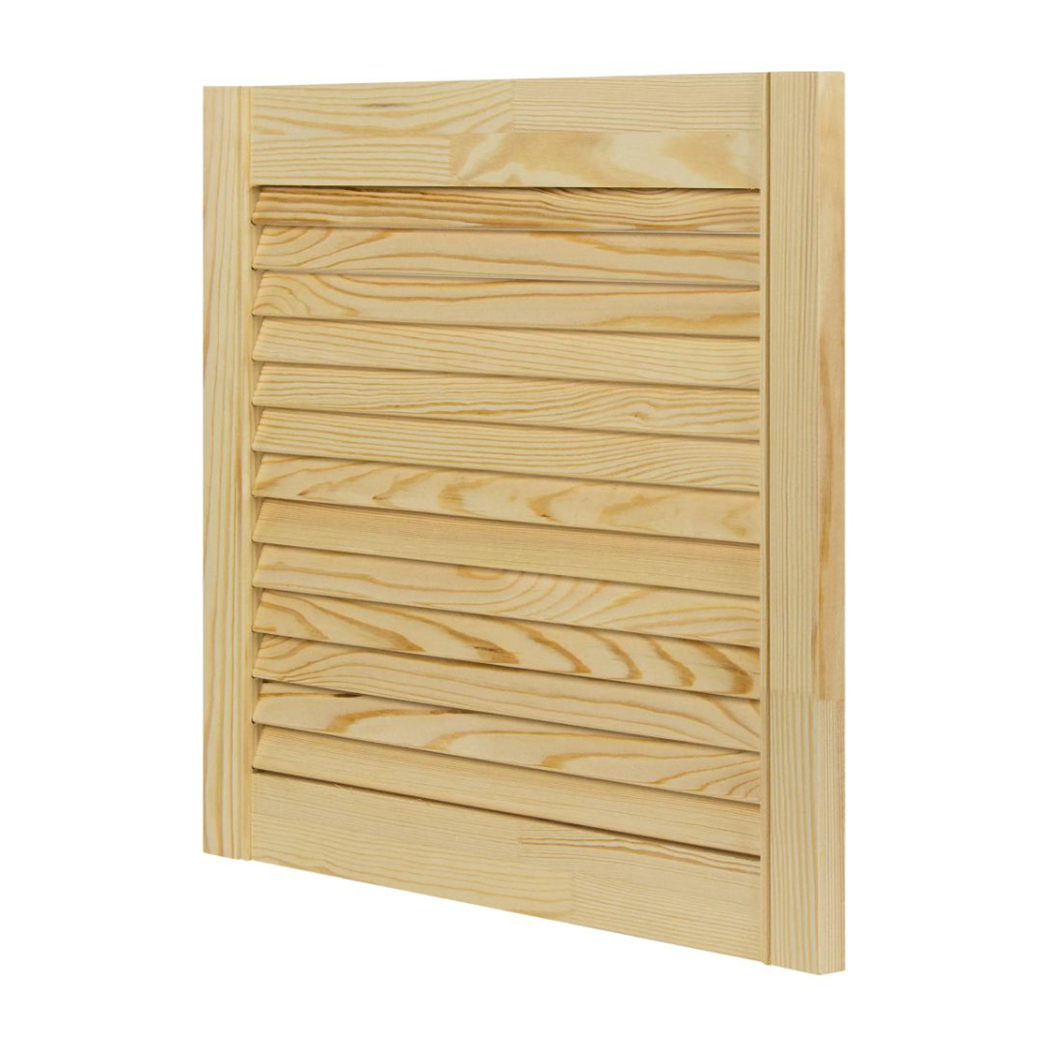 Дверь жалюзийная 467х494х20 мм, деревянная