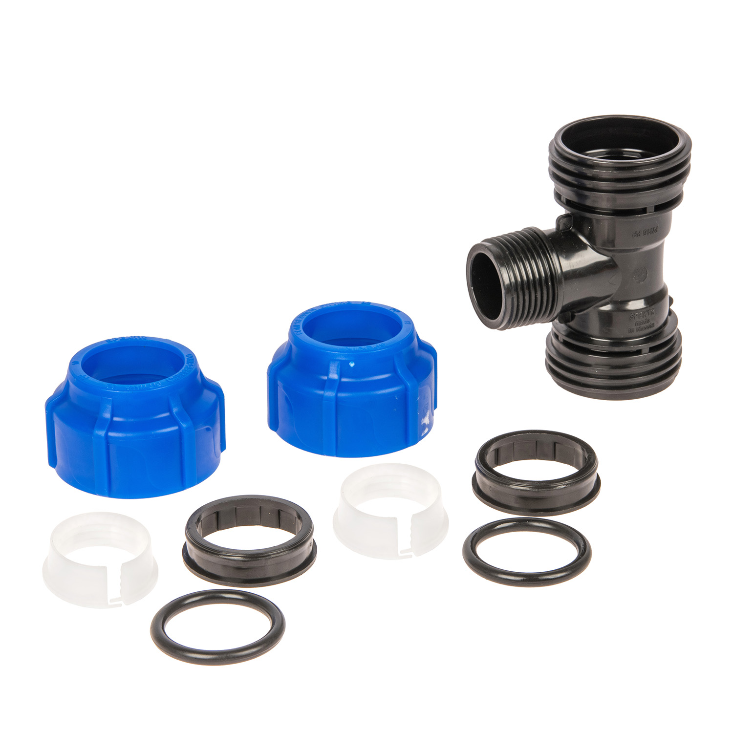 Тройник ПНД компрессия Ø 32х1"х32 наруж. резьба *1/75