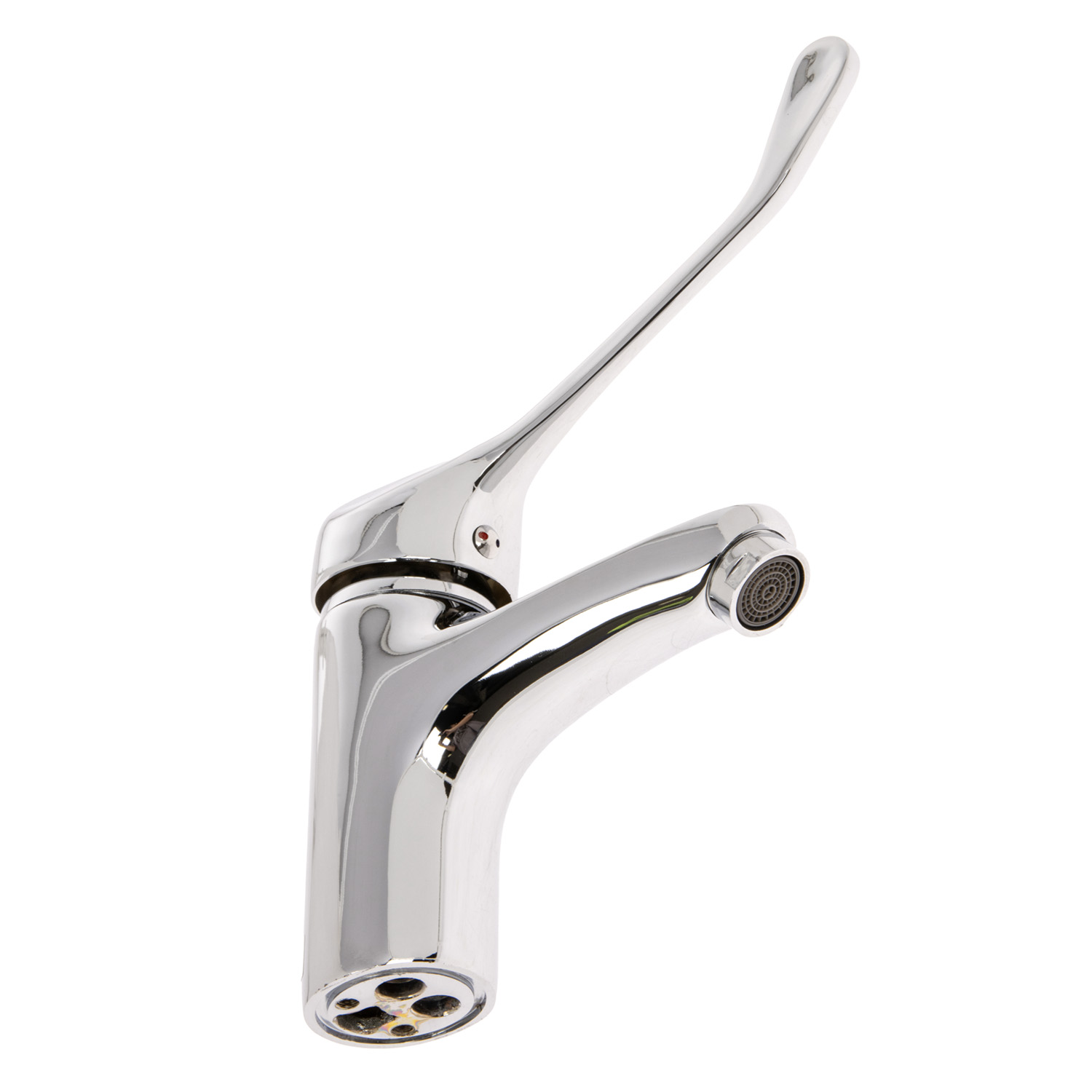 Смеситель для умывальника Potato P1005, короткий излив, рычажный, хирургический