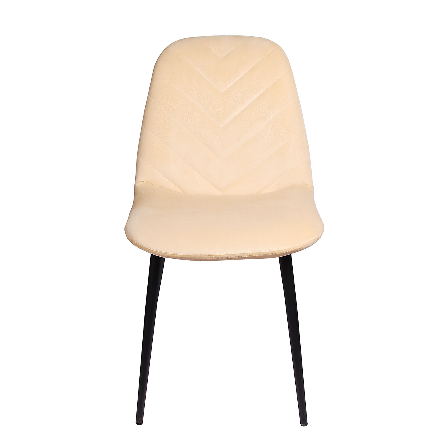 Стул FORPOST Малибу, 44х84х38 см, велюр, конфетти ивори, бежевый