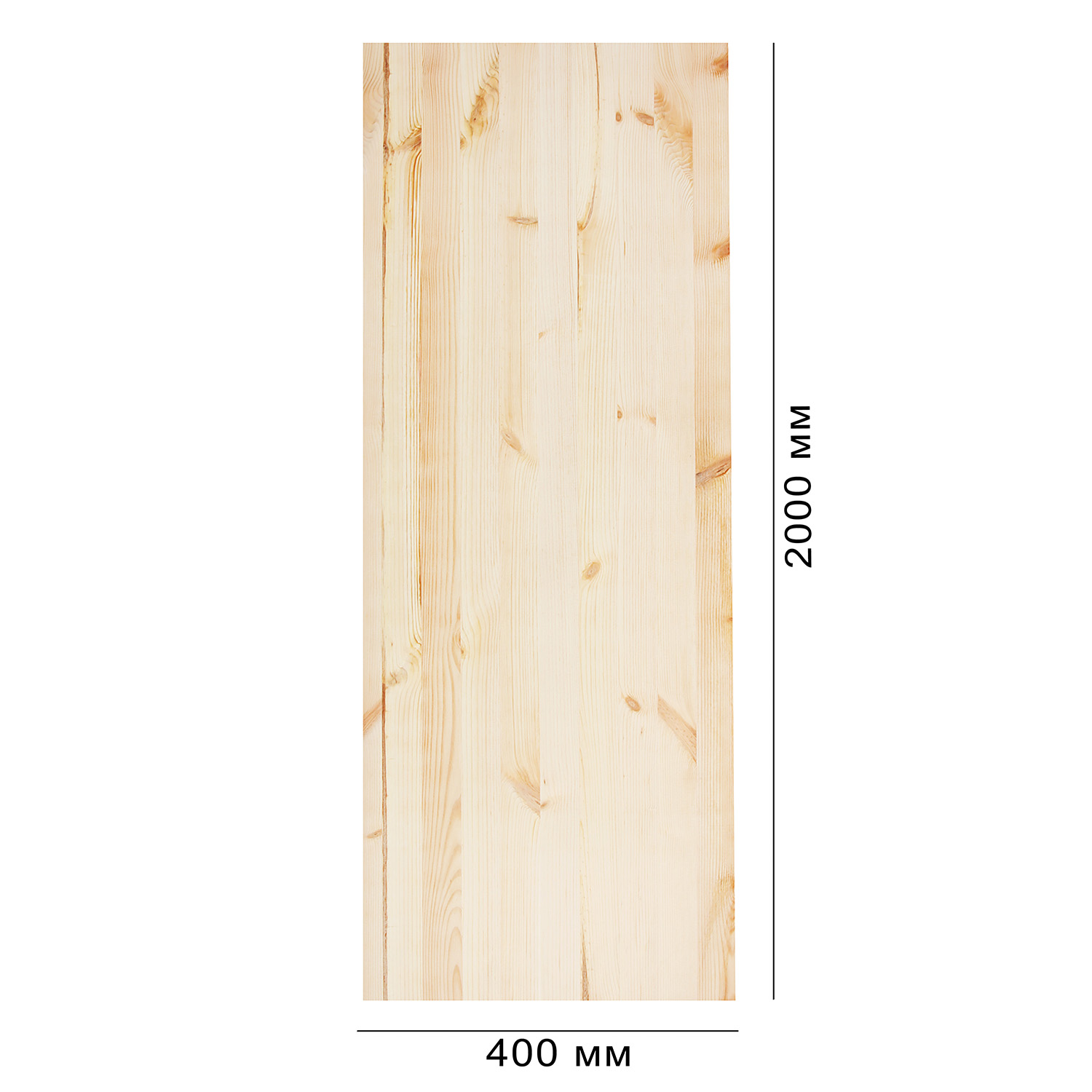 Мебельный щит 2000х400х28 мм Арелан, сорт В