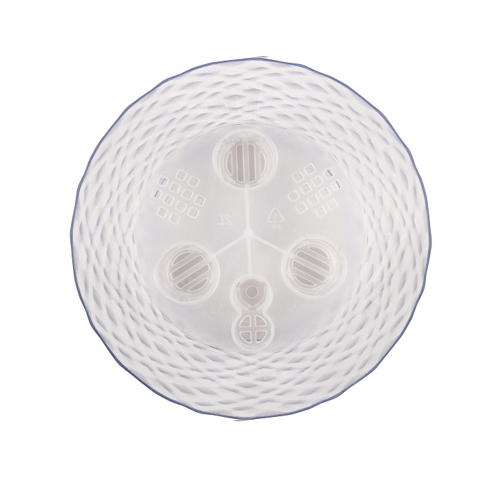 Кашпо пластм. "Manhattan Cristallo" 1,6л d верха 160мм h146мм со вставкой Проз.вода IG671110999*1/20