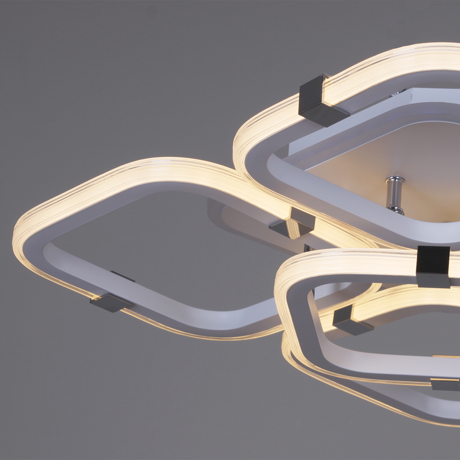 Светильник потолочный светодиодный 06321-3.3-05 WH+CR (RGB) LED 118W 3000-6000К ПДУ+диммер S=22м2 *1