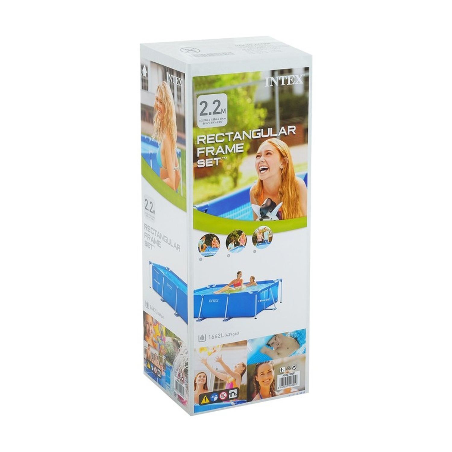 Бассейн каркасный Frame 220х150х60см, от 6 лет, 28270NP 533011 Бассейн каркасный Frame 220х150х60см, от 6 лет, 28270NP 533011