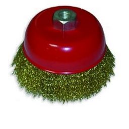 Щетка-крацовка"чашка"с гайкой, круч.пров.0,3мм125мм/М14*2"888"(арт.3499125)*1/30