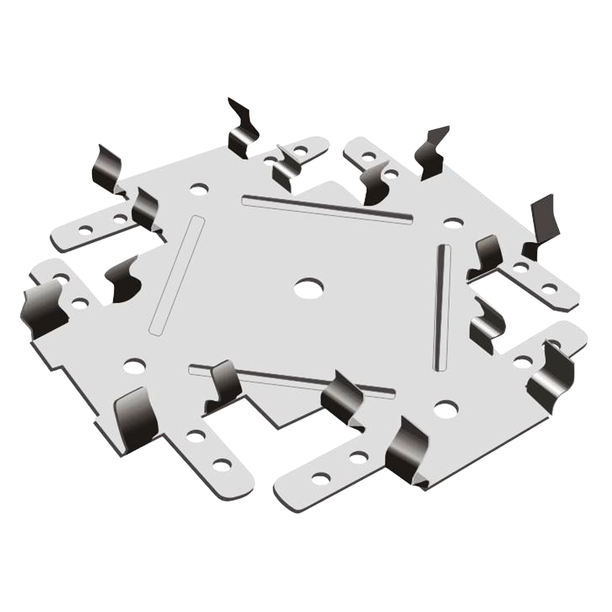 Соединитель потолочных профилей 60х27 мм СПК, 0.55 мм, одноуровневый (краб)