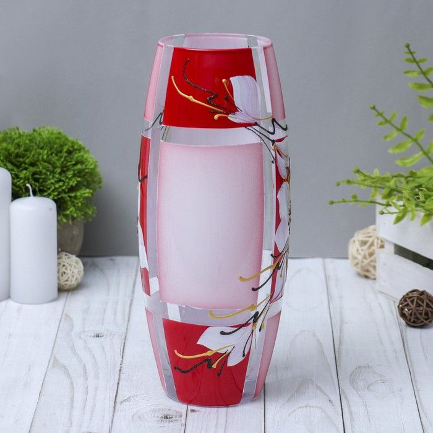 Ваза "Глафира" овал 26 см  1003047