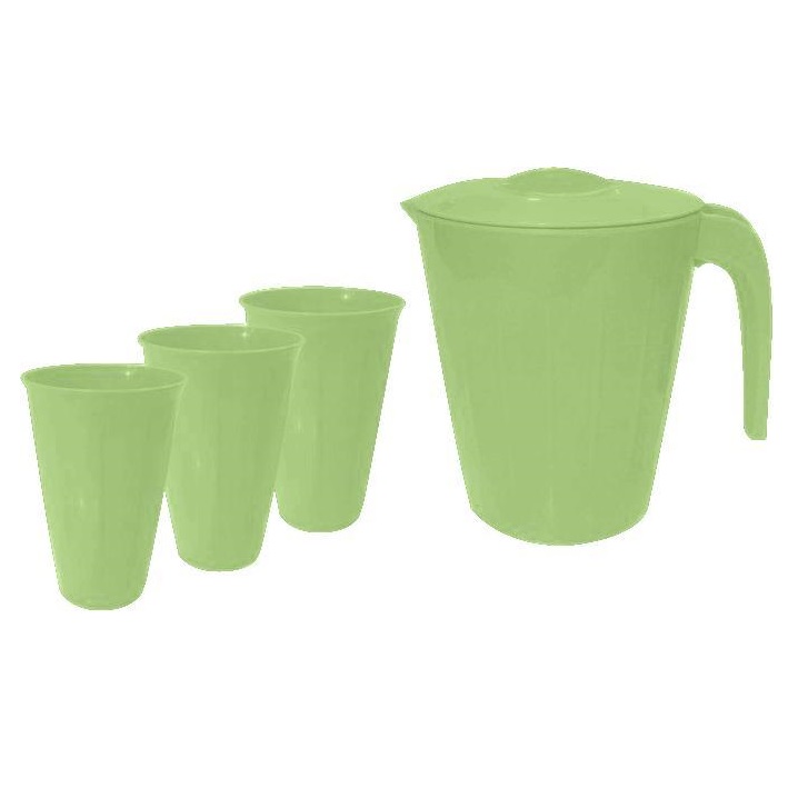 Набор для напитков пласт "Vanilla": Кувшин1,9л Фисташ.+3ст.350мл Фист.SE182812050("Sugar&Spice")*1/5 Набор для напитков пласт "Vanilla": Кувшин1,9л Фисташ.+3ст.350мл Фист.SE182812050("Sugar&Spice")*1/5