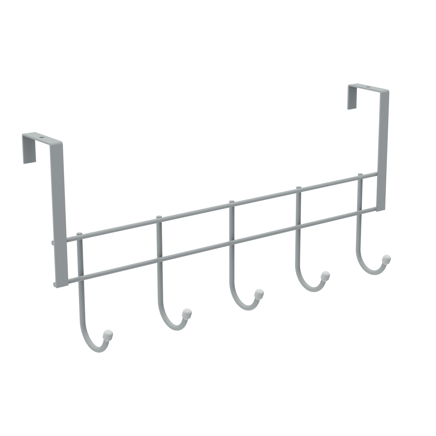 Вешалка надверная 5 крючков, шир.470мм Серый матовый ВНД5/МС ("Ника") *1/10 Вешалка надверная 5 крючков, шир.470мм Серый матовый ВНД5/МС ("Ника") *1/10