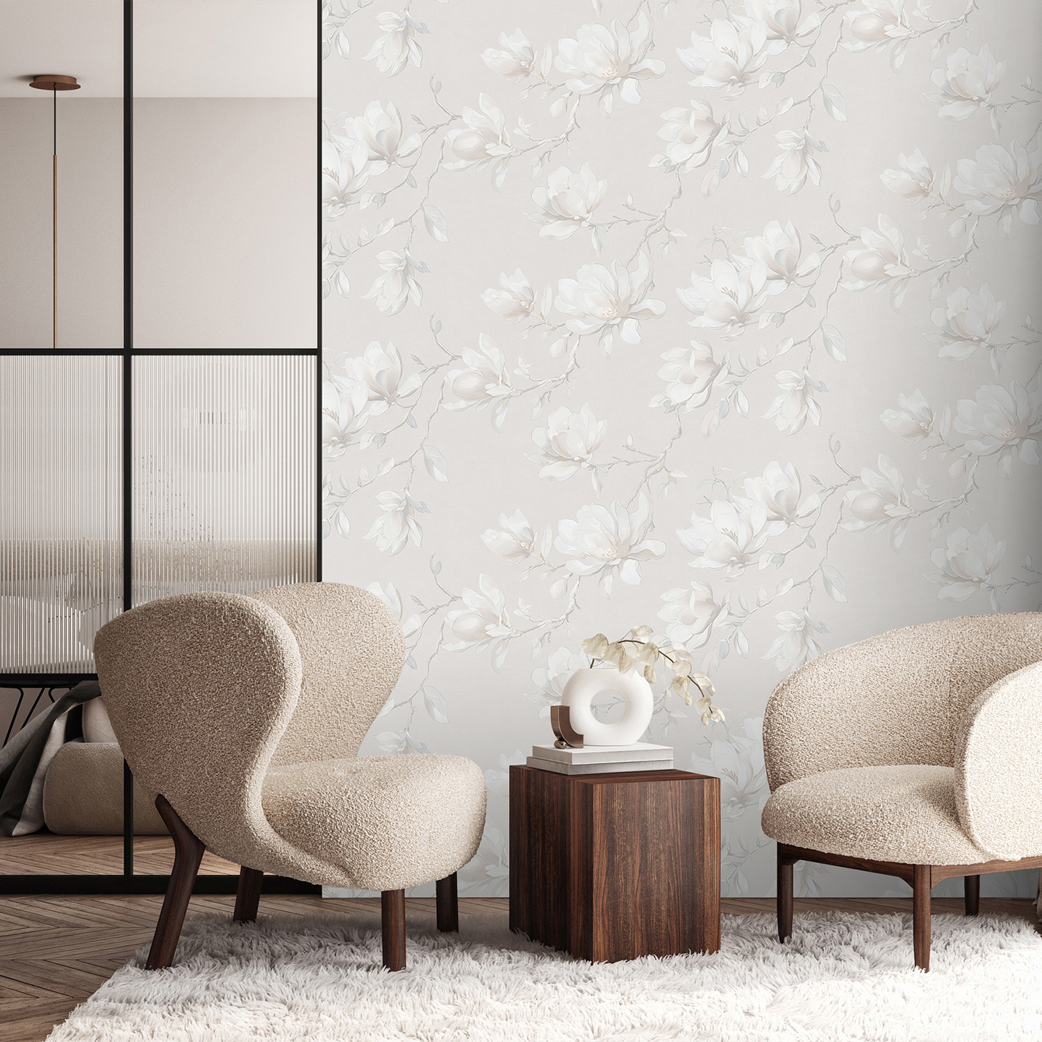 Обои флиз Victoria Stenova Stenova Magnolia (беж.) 585101 1.06*10м *6