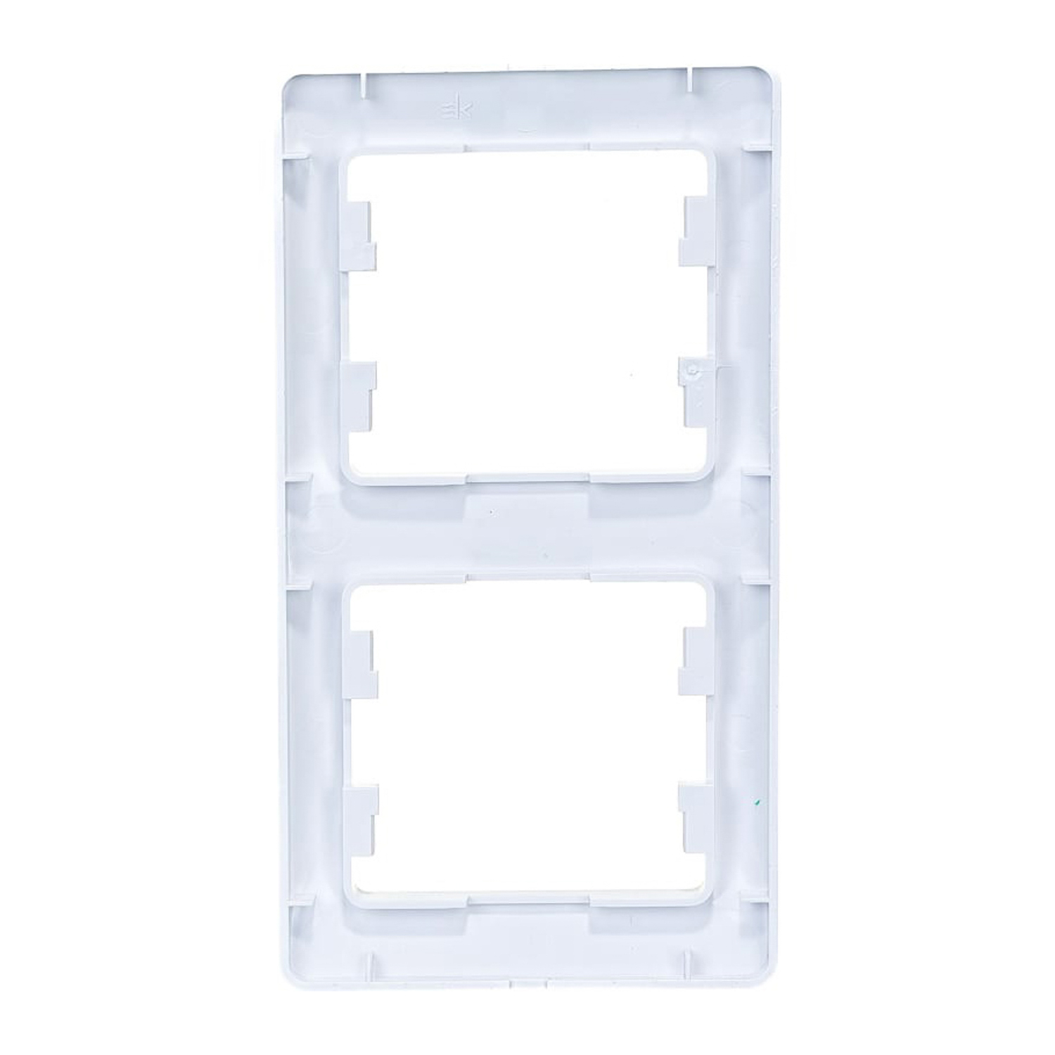 Рамка "Glossa" 2-м. вертик. бел. GSL000106 *1