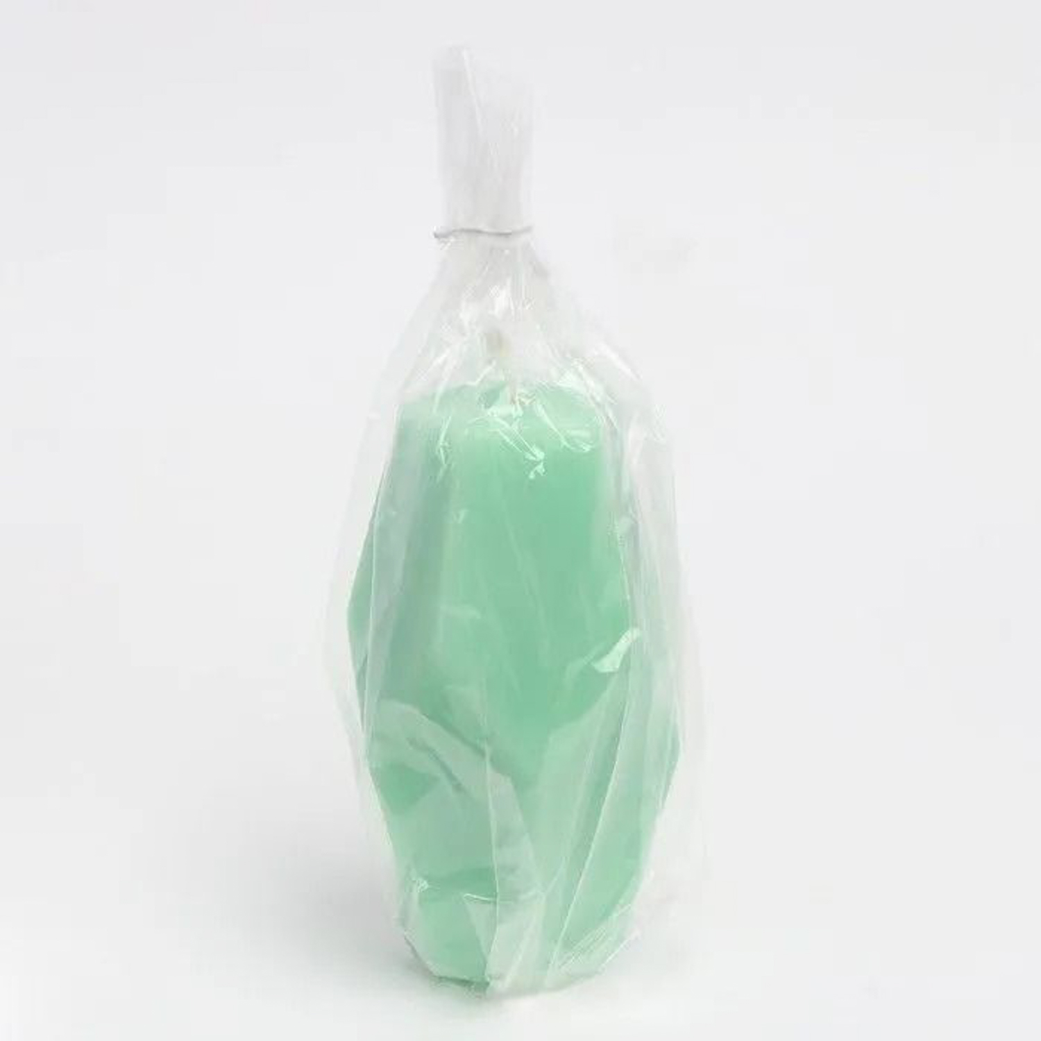 Свеча фигурная "Многогранник", 5х9 см, пастельно-зеленый, 5 ч 9518179