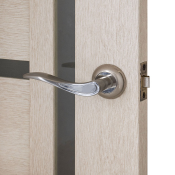 Дверное полотно остекленное BROZEX-WOOD Comfort-6, 2000х600х36 мм, светлый кедр 3D