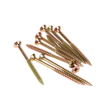 Шурупы жёлтые BROZEX пакет 5*70 (10шт) *10/100 Шурупы жёлтые BROZEX пакет 5*70 (10шт) *10/100