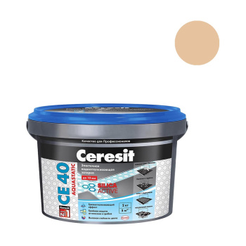 Затирка для швов Церезит CE 40, 2 кг, карамель