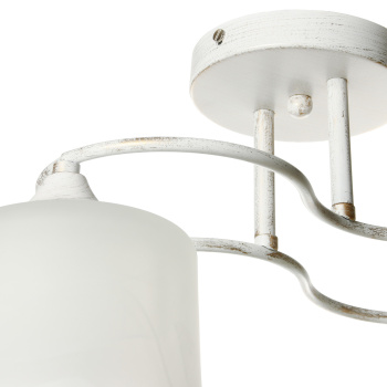 Люстра Verner Lighting N2058/2, 40 Вт, Е27, 2 лампы, белый/золото Люстра Verner Lighting N2058/2, 40 Вт, Е27, 2 лампы, белый/золото