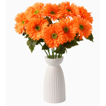 Цветы искусственные "Астра махровая" 46х10 см, оранжевый   10084615