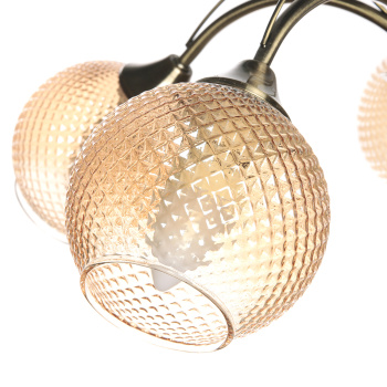 Люстра Verner Lighting N3460/5, 40 Вт, E27, 5 ламп, античная бронза