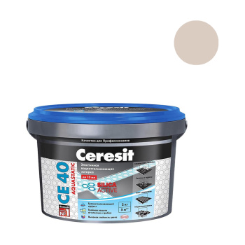 Затирка для швов 2 кг Церезит CE 40, латте