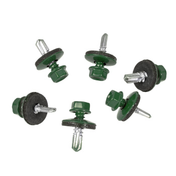 Саморезы кровельные BROZEX 5,5*19 RAL6005 (темно-зеленый) (10кг) промтара *10