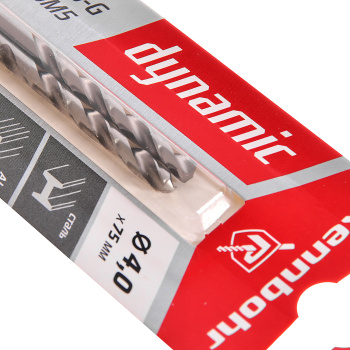 Сверло по металлу 4,00*75/43мм HSS-G P6M5 (2шт) блистер арт.675040 DYNAMIC RENNBOHR *10/40/640