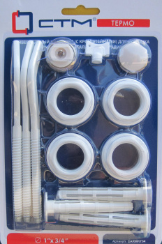 Набор для монтажа радиаторов 3/4" с 3 кронштейнами СТМ CARMKT34 *1/40
