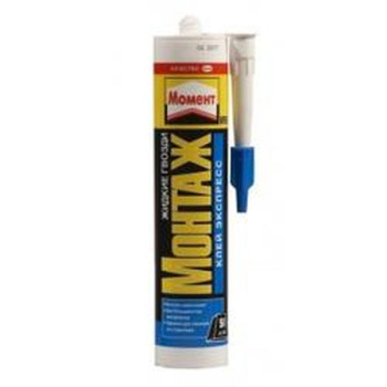 Жидкие гвозди 300 г Момент Монтаж Водостойкий МВ-40, светло-бежевый
