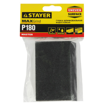 Губка шлифовальная Р180 26х42х68х100мм угловая арт.3561-180 STAYER *1/200 Губка шлифовальная Р180 26х42х68х100мм угловая арт.3561-180 STAYER *1/200