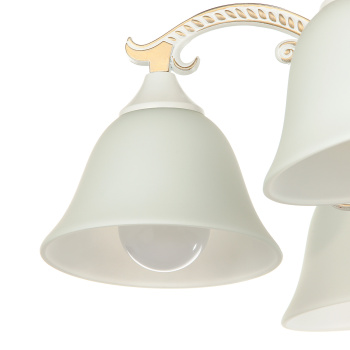 Люстра Verner Lighting N3081/5, 40 Вт, E27, 5 ламп, белый/золото