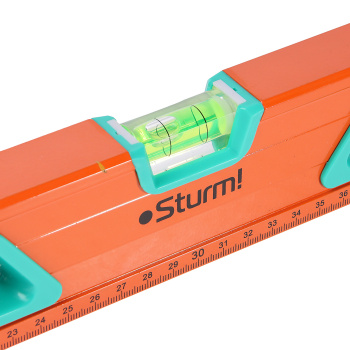 Уровень 60см антиударный, магнитный, зеркало STURM 3 глазка (арт.2015-05-600) *1/50 Уровень 60см антиударный, магнитный, зеркало STURM 3 глазка (арт.2015-05-600) *1/50